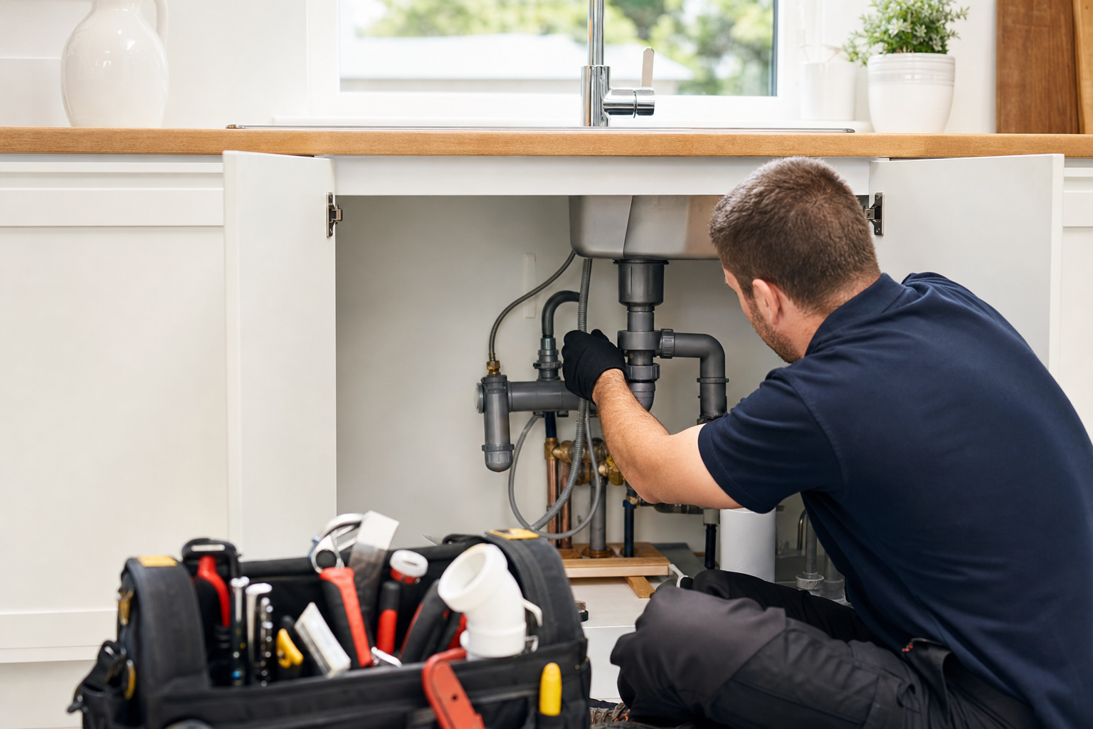 Kitchen Plumbing in Muswell Hill service image
